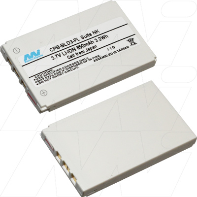 MI Battery Experts CPB-BLD-3-PL-BP1
